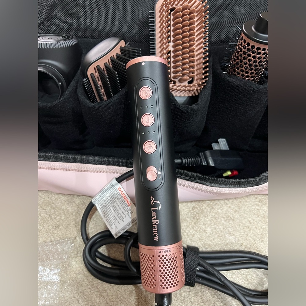 Pink and Black Hair Styling Tool